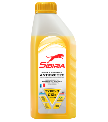 Карбоксилатный антифриз «Sibiria -40» G12+ TYPE-D 1 кг
