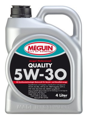 НС-синтетическое моторное масло Megol Motorenoel Quality 5W-30