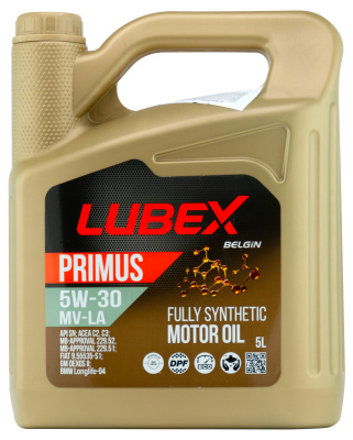 Синтетическое моторное масло PRIMUS MV-LA 5W-30