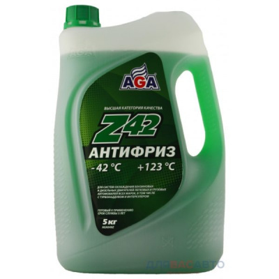 Антифриз AGA Z42 зеленый 5кг