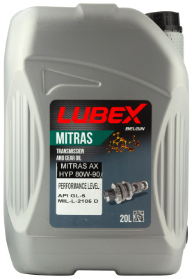 Минеральное трансмиссионное масло MITRAS AX HYP 80W-90