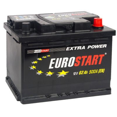 62Ah EUROSTART Extra Power R+ (низкий)
