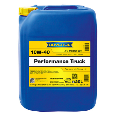 Моторное масло RAVENOL Performance Truck 10W-40