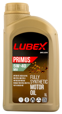Синтетическое моторное масло PRIMUS MV 5W-40
