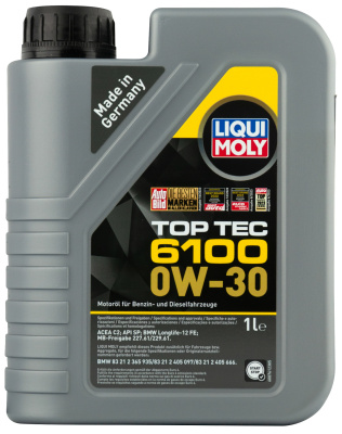 Синтетическое моторное масло Top Tec 6100 0W-30