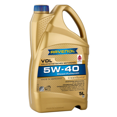Моторное масло RAVENOL VDL 5W-40