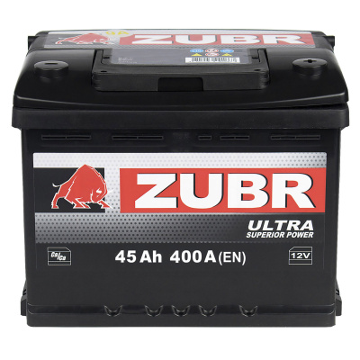 45 Ah Zubr Ultra New R+ (низкий)