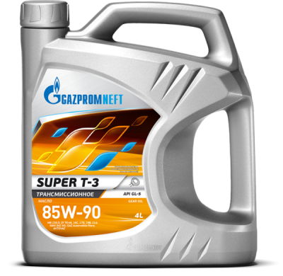 Gazpromneft Super T-3 85W-90 GL-5 4л Gazpromneft Super T-3 85W-90 GL-5 4л