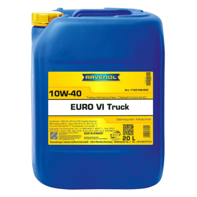 Моторное масло RAVENOL Euro VI Truck 10W-40