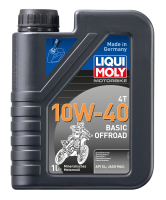 Liqui MolyMotorbike 4T Basic Offroad 10W-40 SL MA2 1л