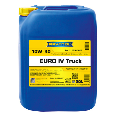Моторное масло RAVENOL Euro IV Truck 10W-40