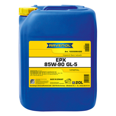 Трансмиссионное масло RAVENOL Getriebeoel EPX 85W-90 GL-5