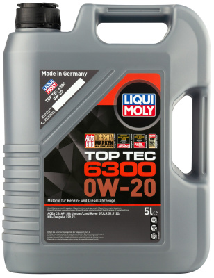 Liqui Moly Top Tec 6300 0W-20 SN C5 5л