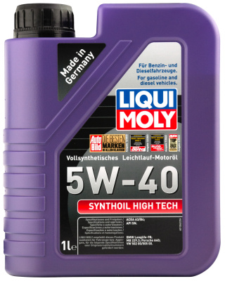 Синтетическое моторное масло Synthoil High Tech 5W-40
