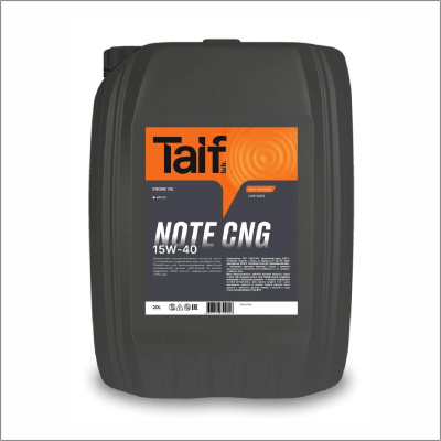 Масло TAIF NOTE CNG 15W-40 20L
