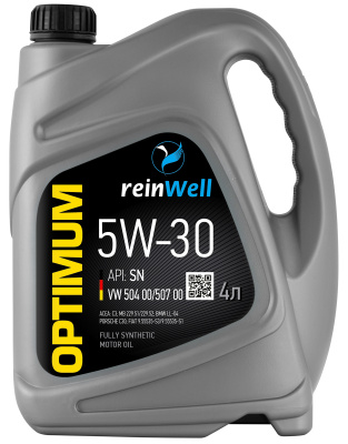 4954 ReinWell Моторное масло 5W-30 API SN, VW 504.00/507.00 (4л)