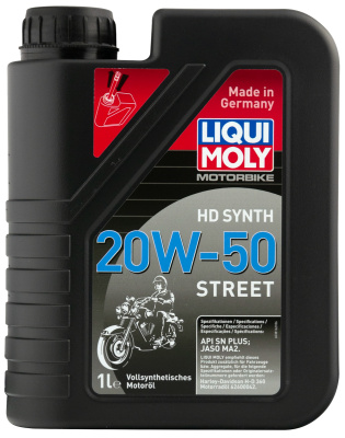 Liqui Moly  Motorbike HD Synth Street 20W-50 SL 1л