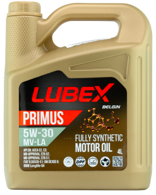 Синтетическое моторное масло PRIMUS MV-LA 5W-30