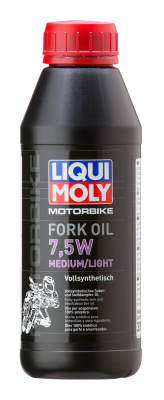 Синтетическое масло для вилок и амортизаторов Motorbike Fork Oil Medium/Light 7,5W