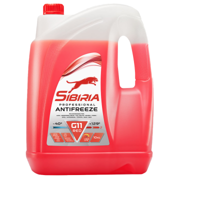Антифриз SIBIRIA ОЖ-40 G11 красный 10кг