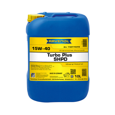 Моторное масло RAVENOL Turbo plus SHPD 15W-40