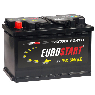 75Ah EUROSTART Extra Power L+