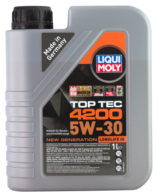 Синтетическое моторное масло Top Tec 4200 5W-30 New Generation