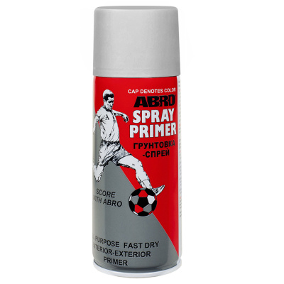 ABRO Грунтовка-спрей серая RE-008 (284гр)