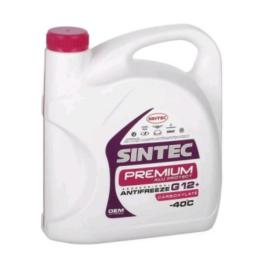 Антифриз Sintec PREMIUM (малиновый) G12+ 5кг