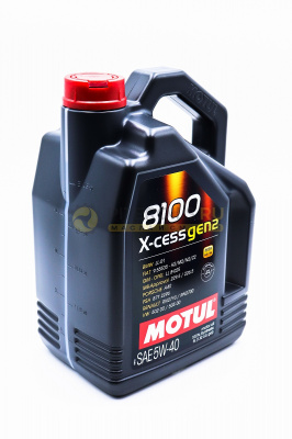 MOTUL 8100 X-cess gen2 SAE 5W-40 5л 102870/100239/109776