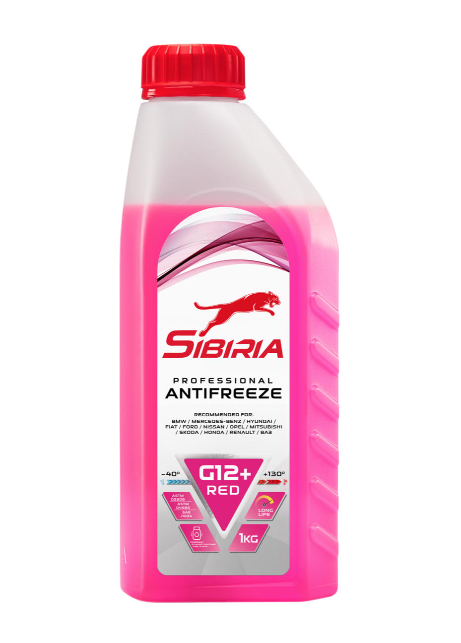 фото Антифриз SIBIRIA G12+ 1кг купить интернет-магазин Антифриз SIBIRIA G12+ 1кг