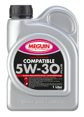 НС-синтетическое моторное масло megol Motorenoel Compatible SAE 5W-30 Plus