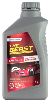 Синтетическое моторное масло PAO 5W-30