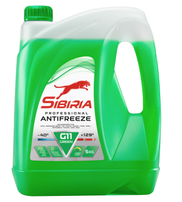 Антифриз SIBIRIA ОЖ-40 G11 зеленый 5кг