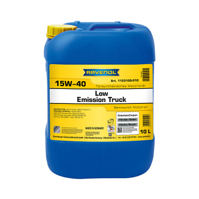 Моторное масло RAVENOL Low Emission Truck 15W-40