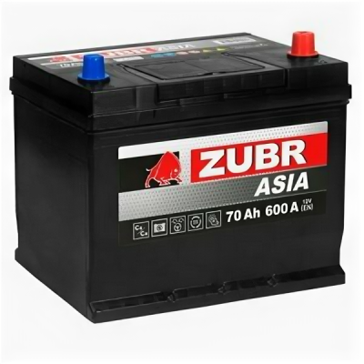 70 Ah ZUBR Ultra Asia L+ (нижний борт)