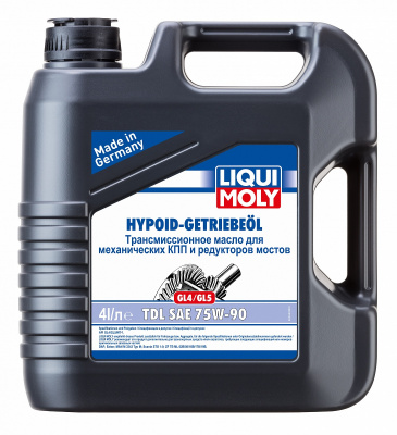 LIQUI MOLY Hypoid-Getriebeoil TDL 75w90 TS GL4/5 (4л) 3939
