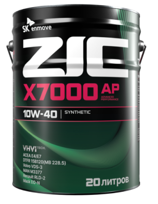 ZIC X7000 AP 10W-40 20л
