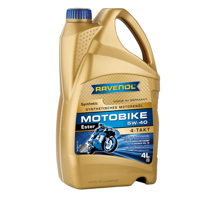 Моторное масло RAVENOL Motobike 4-T Ester 5W-40