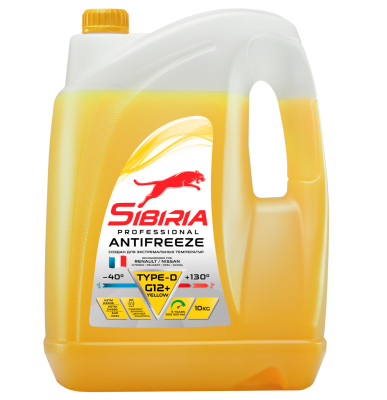 Карбоксилатный антифриз «Sibiria -40» G12+ TYPE-D 10кг