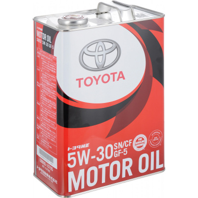 Toyota Motor Oil GF-5 SN 5w30 (4л) 08880-10705