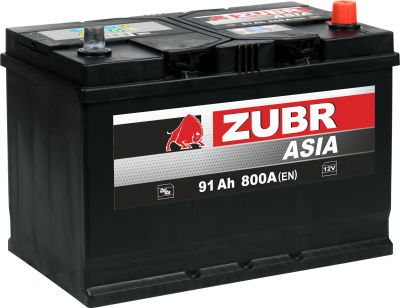 95 Ah ZUBR Ultra Asia R+ (нижний борт)