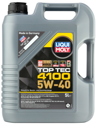 Liqui Moly Top Tec 4100 5W-40 SN C3 5л