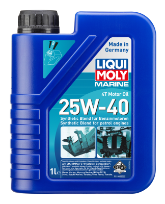 Минеральное моторное масло для лодок Marine 4T Motor Oil 25W-40