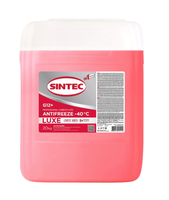 Антифриз Sintec Antifreeze Luxe G12+ red -40(красный)