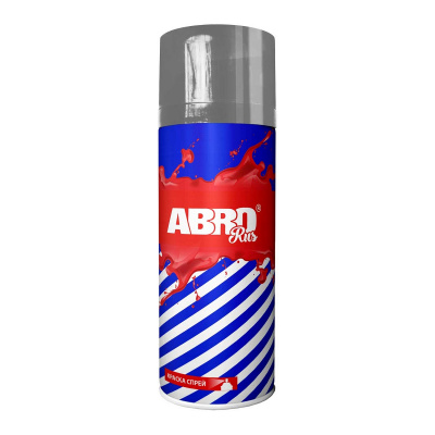 ABRO Краска-спрей № 36 алюминиевая (серебро) SPO-036-R 473 мл