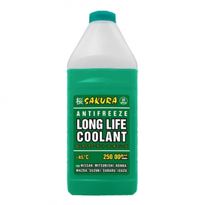 Антифриз Sakura Long Life Cooland GREEN 1л