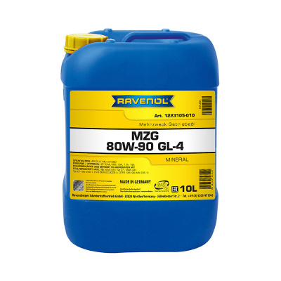 Трансмиссионное масло RAVENOL MZG 80W-90