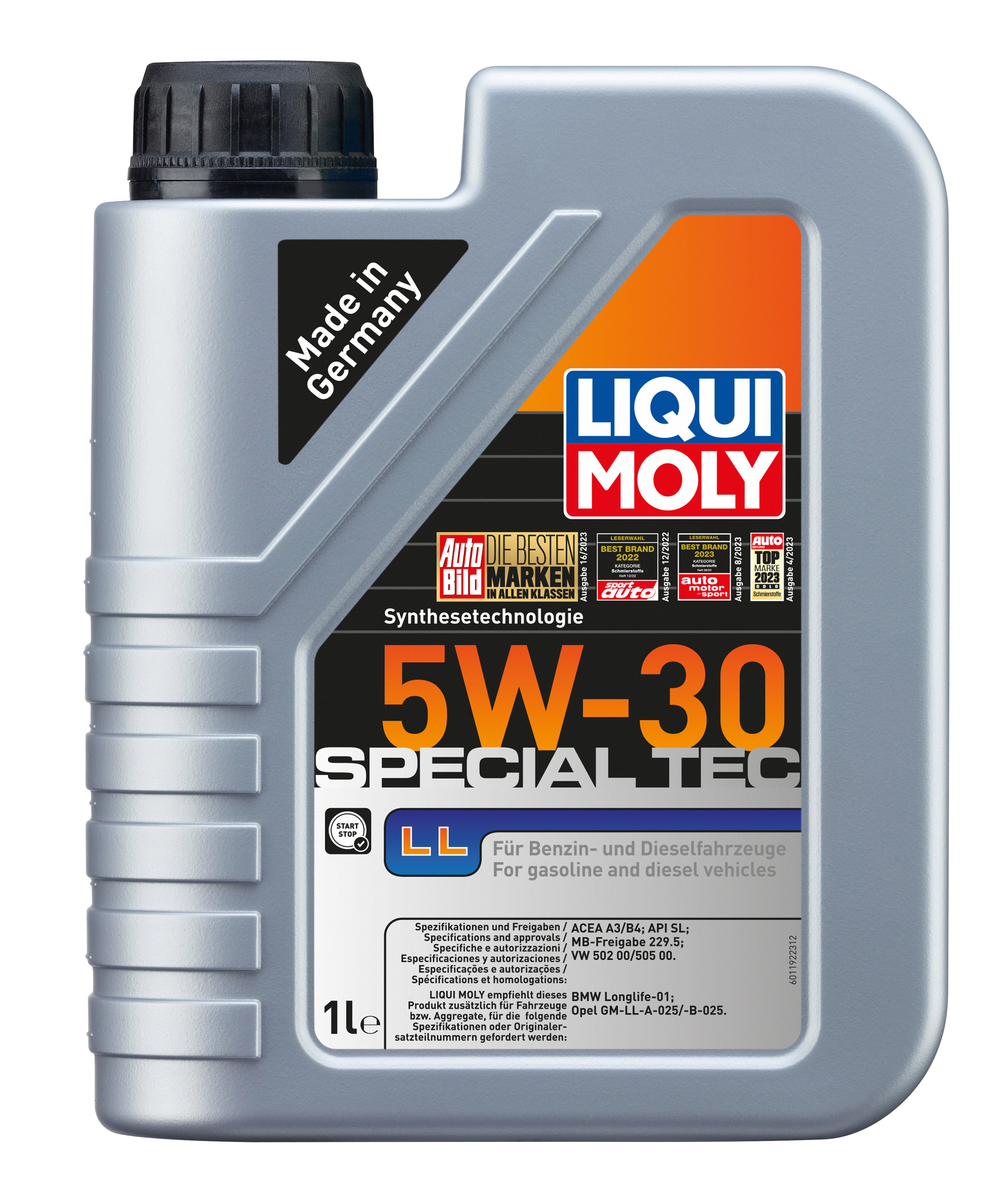 Синтетическое моторное масло Special Tec LL 5W-30