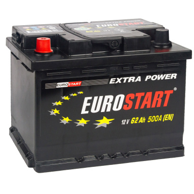 62Ah EUROSTART Extra Power L+ (низкий)